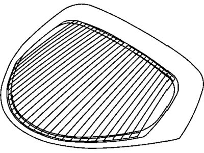 Dodge 5030041AB GLASS Liftgate
