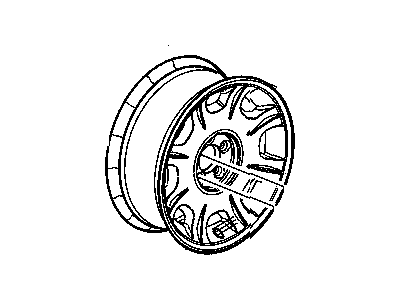 Dodge 4782490AA WHEEL Aluminum