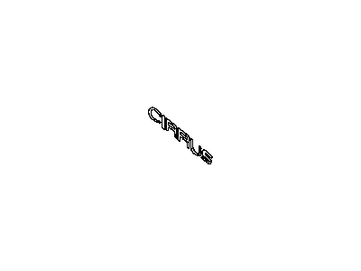 Chrysler 4805560AA NAMEPLATE Cirrus