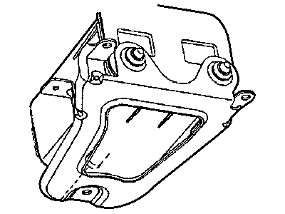 Dodge 4809511AB BRACKET Vapor Canister