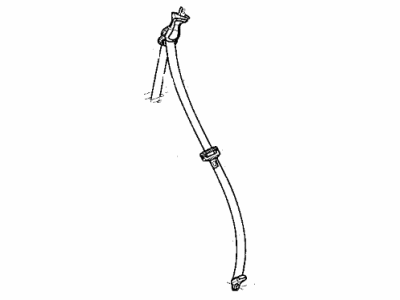 Mopar SL72BD1AB Seat Belt 2ND Rear Outer