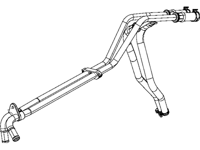 Dodge 55361417AC HOSE AND TUBE Heater Supply And Return