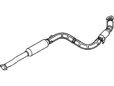 2002 Chrysler Sebring Exhaust Pipe - MR431955