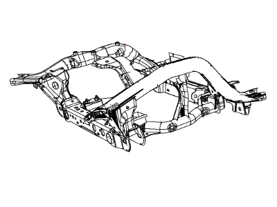 Dodge 52124860AM CRADLE Front Suspension