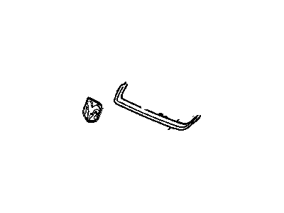 Dodge 5303576AB NAMEPLATE Medallion Ram Head