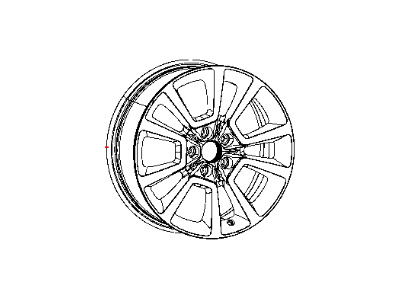 Jeep Compass Spare Wheel - 1JX81DX8AB
