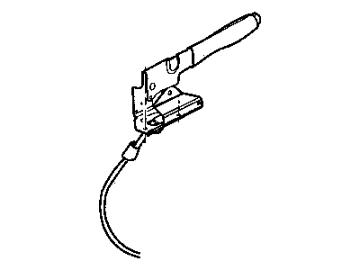 Jeep 52078943AC LEVER Parking Brake