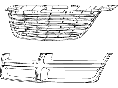 2012 Chrysler 200 Grille - 68082050AD