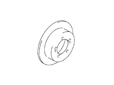 2004 Chrysler Sebring Brake Disc - V5018716AA
