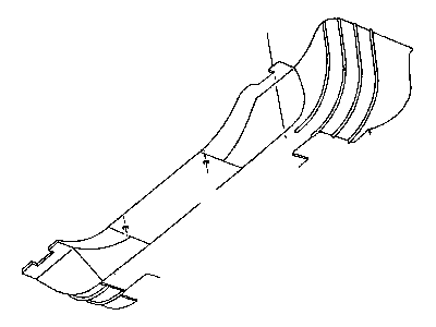 Dodge 55036568AB DEFLECTOR Radiator