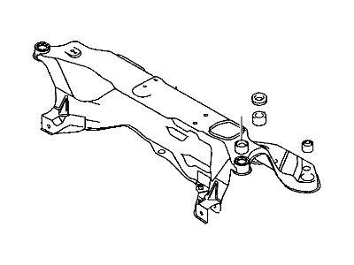 Mopar MR554604 Engine Cradle, Front