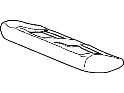 Chrysler ZF191L2AA COVER Rear Seat Cushion