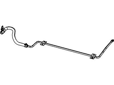 Chrysler 5058084AB HOSE Coolant Bottle Supply