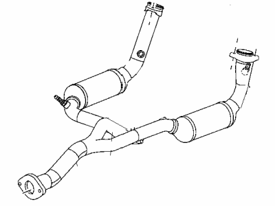 2005 Jeep Liberty Catalytic Converter - 52129078AB