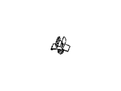 Dodge 6506426AA FASTENER Push Pin