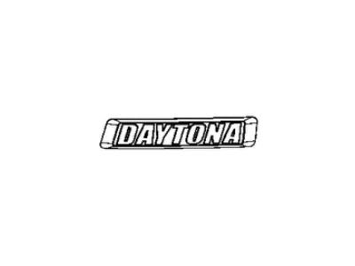 Dodge 68420463AA NAMEPLATE Daytona