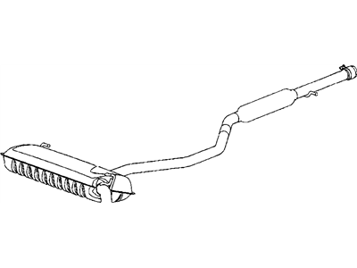 2012 Dodge Caliber Muffler - 5105694AH