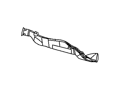 Chrysler 4596354AB DUCT Floor Rear
