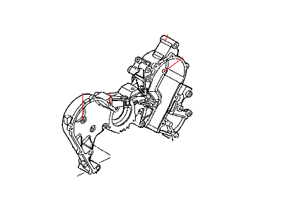 Dodge Journey Timing Cover - 4892136AC