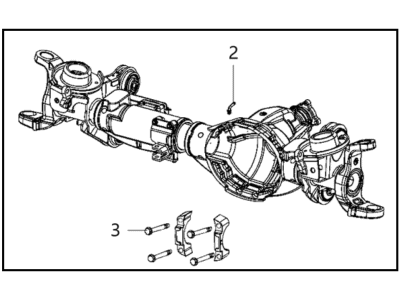Ram 68456975AA HOUSING Axle