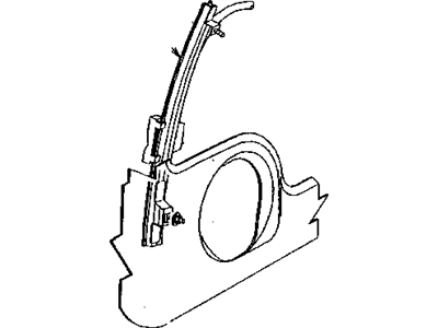 Mopar 5003204AB Window Regulator, Front