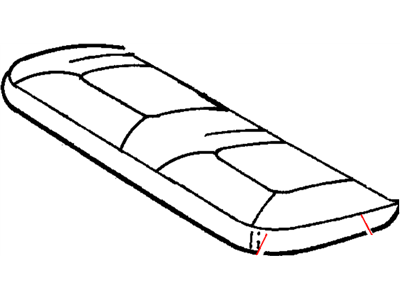 2004 Dodge Intrepid Seat Cushion - XF111DVAA