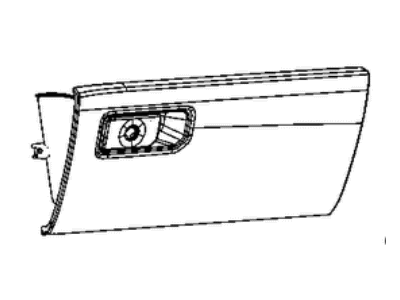 2021 Ram 1500 Glove Box - 5YN621C1AI