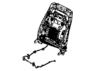 Chrysler 68104427AA FRAME Front Seat Back