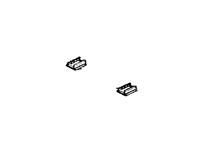 Mopar 1UV50DX9AA Seat Adjuster Rear Cover, Black, Front Driver Side
