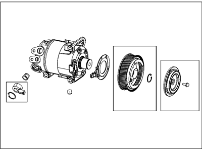 Mopar 68193949AA Compressor