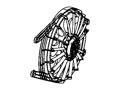 Jeep Wrangler Cooling Fan Assembly - 55056713AB