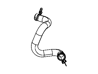 Jeep Wrangler Radiator Hose - 55056740AA