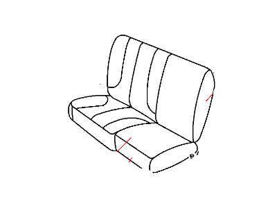 2006 Dodge Ram 1500 Seat Cushion - 1EY501D5AA