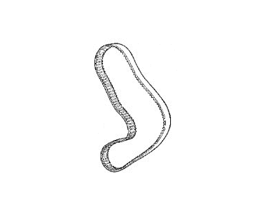 Chrysler Cirrus Timing Belt - TBK10245