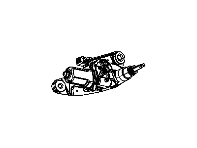 Jeep 55079213AB MOTOR Liftgate Wiper