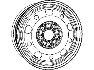 Jeep Compass Spare Wheel - 5105079AB