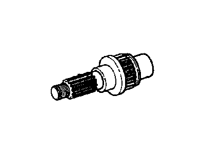 Jeep 5093602AA OUTPUT SHAFT Transfer Case