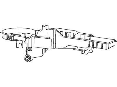 Jeep 4778424 HOUSING A/C and Heater Lower