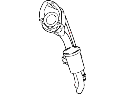 Jeep 52129235AA TUBE Fuel Filler