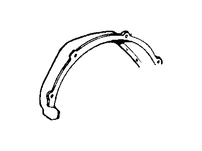 Jeep 55235347 WHEELHOUSE Rear Outer