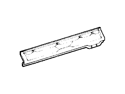 Jeep 55344583AB RAIL Rear Quarter Belt