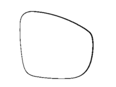 Chrysler 68318275AA GLASS Mirror Replacement