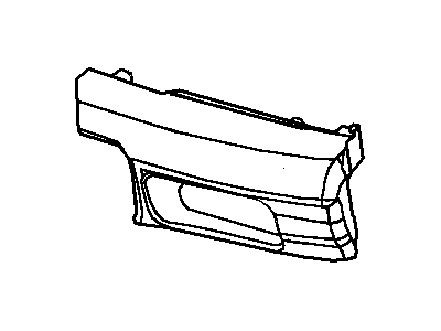 Chrysler 5288899AB FOAM Rear Bumper Fascia