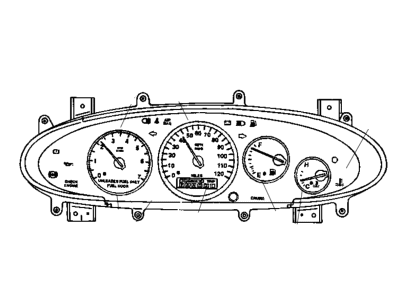 Chrysler Instrument Cluster - 4830104AA