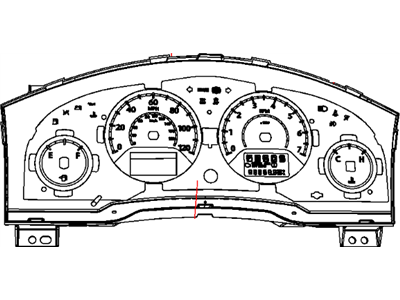 Ram C/V Instrument Cluster - 5091631AA