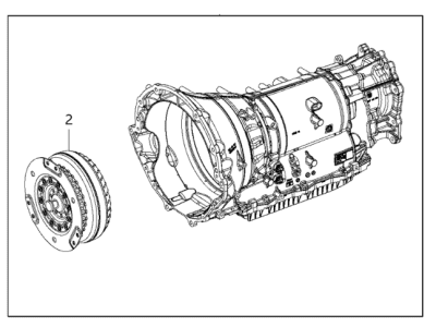 Jeep RL284273AD TRANSMISSION With Torque Converter