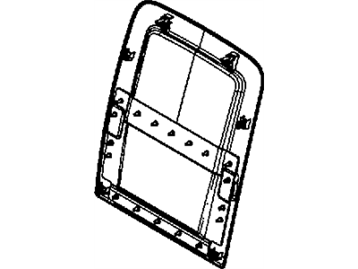 Dodge 1LQ99DX9AA PANEL Seat Back