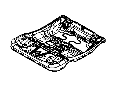 Dodge 68078520AA FRAME Front Seat Cushion