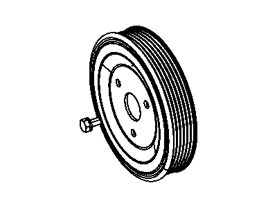 Dodge 68046027AA PULLEY Water Pump