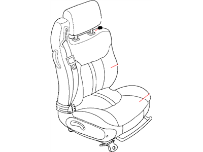 2006 Chrysler Sebring Seat Cushion - ZF011DVAA